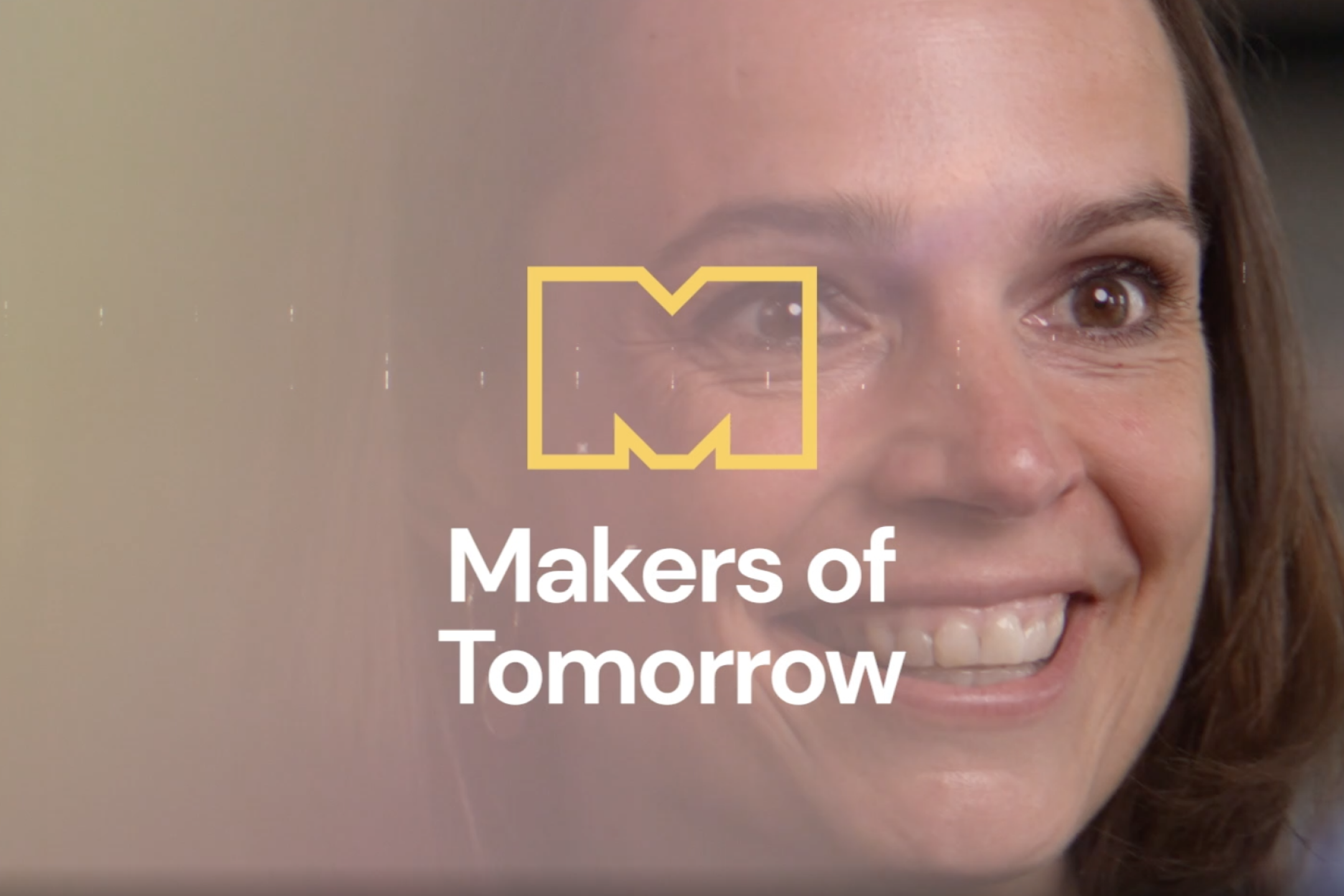 Makers of Tomorrow Logo on Video