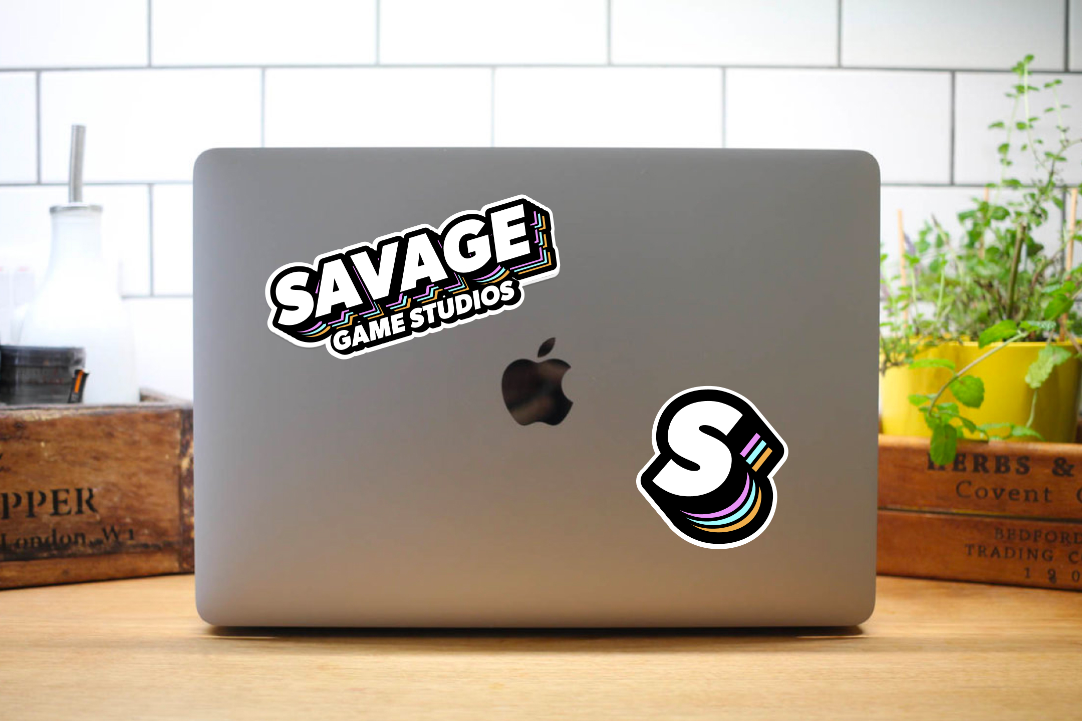 Savage games stickers