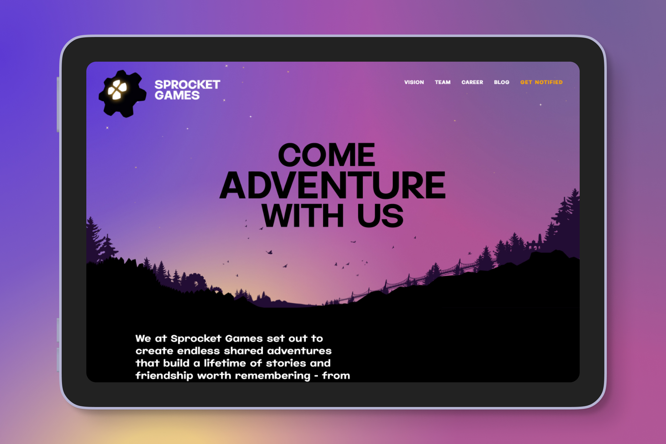 Sprocket games website