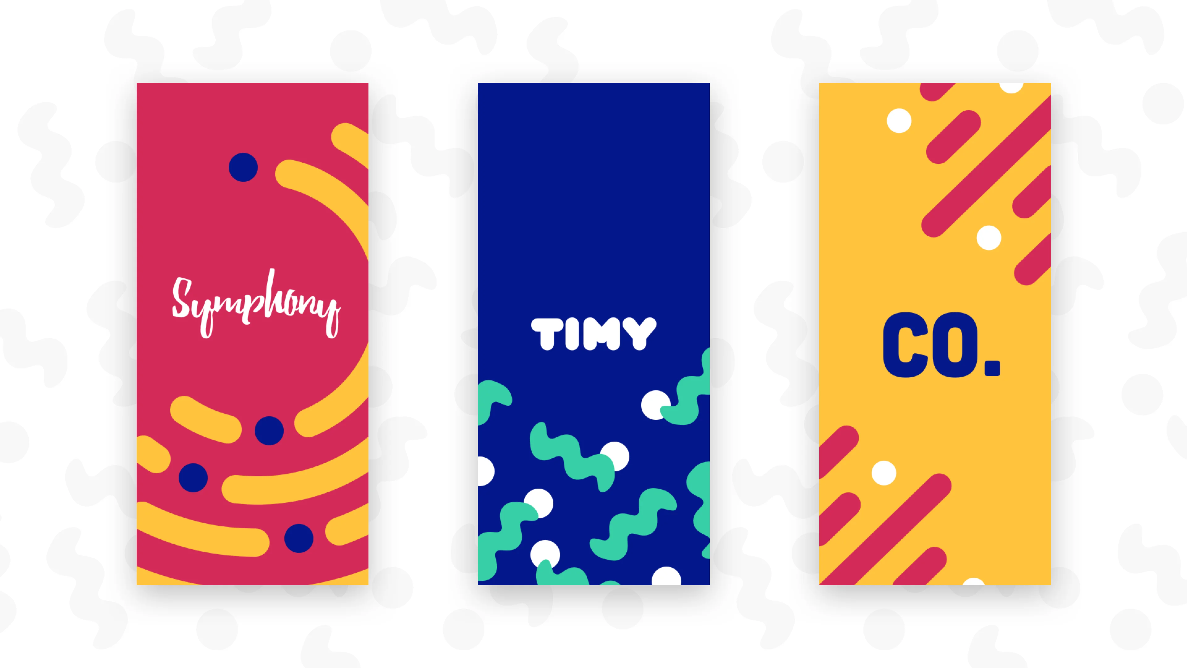 Timy naming mockups